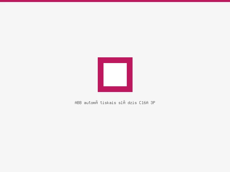 ABB Circuit Breaker C16A 3P