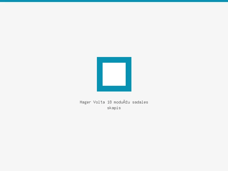 Hager Volta 18 Module Distribution Board