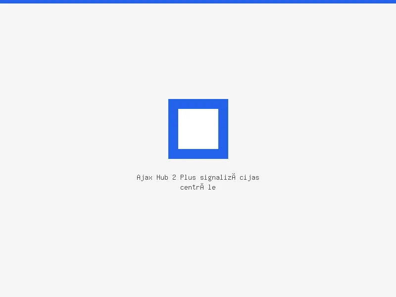 Ajax Hub 2 Plus Alarm Panel