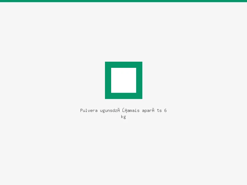 Powder Fire Extinguisher 6 kg