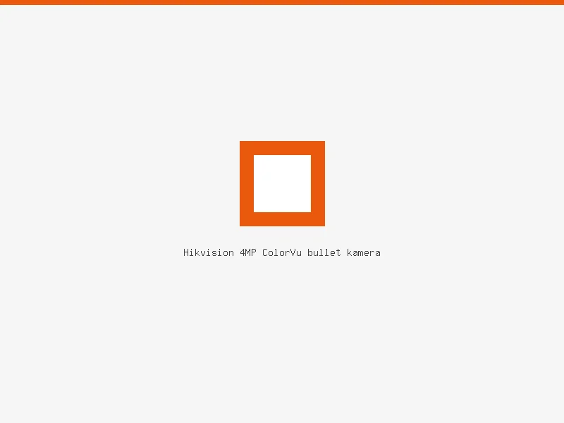 Hikvision 4MP ColorVu Bullet Camera